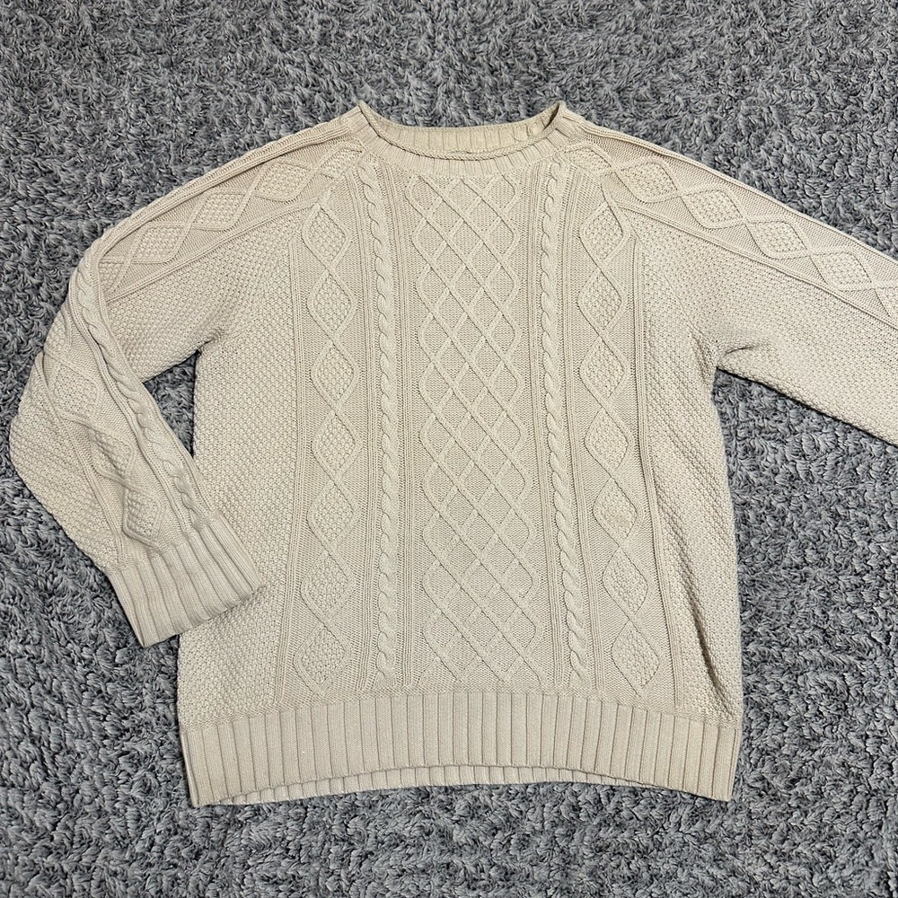 L.L. BEAN Cable Knit Sweater